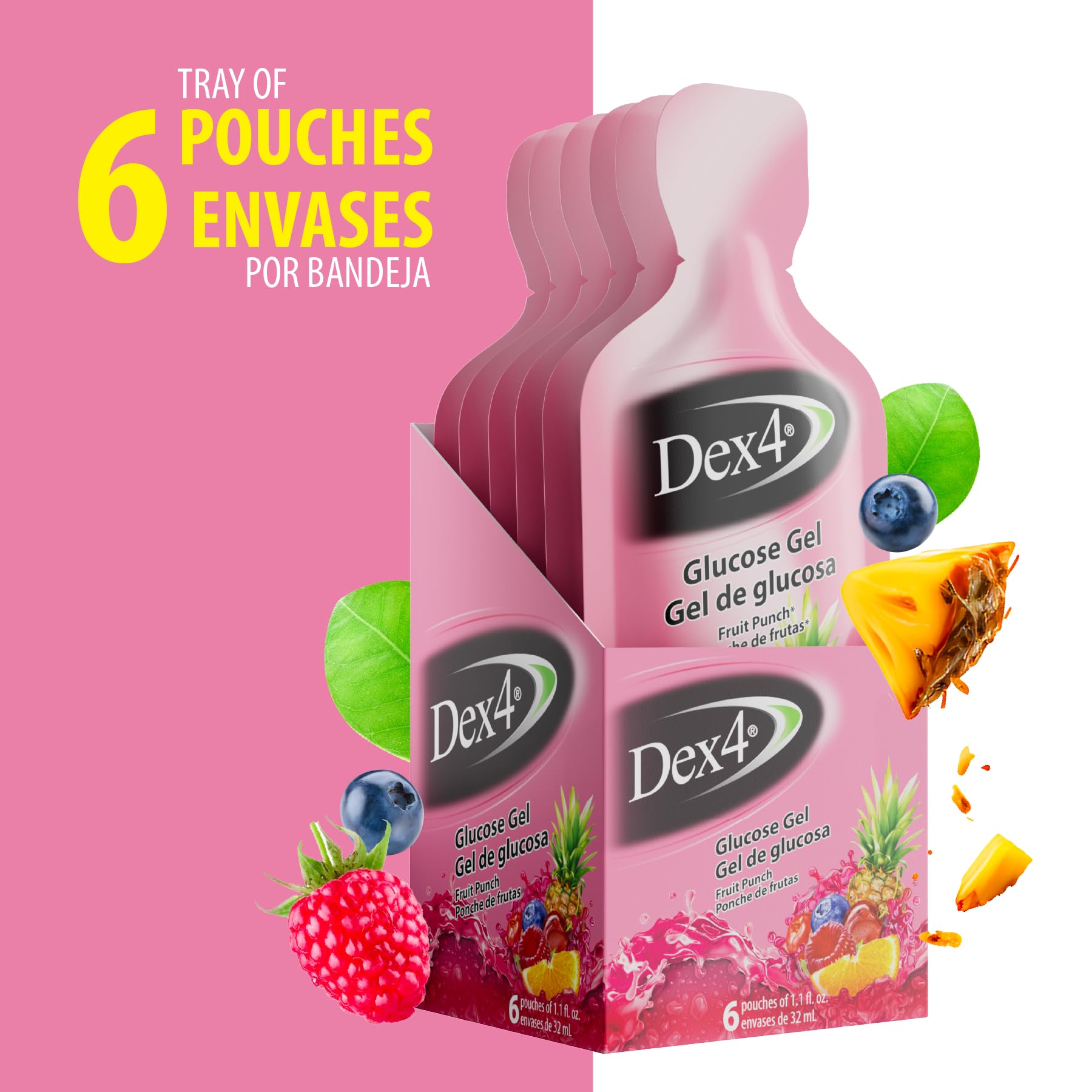Amazon.com : Dex4 Glucose Gel Packs, 15g Fast-Acting Pre-Measured
